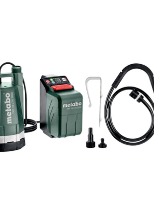 Metabo TPF 18 LTX 2200 Akku Tauch und Regenfasspumpe 18 V 2200 l h 1x Akku 4 0 Ah ohne Ladegeraet 1 - toolbrothers