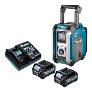 Makita MR 007 GD201 Akku Baustellenradio 12 - 40 V max. Bluetooth DAB+ USB + 2x Akku 2,5 Ah + Ladegerät