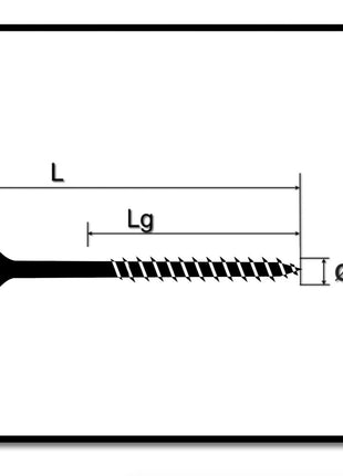 SPAX Universalschraube 3,5 x 40 mm 2000 Stk. TORX T-STAR plus T15 WIROX Senkkopf Teilgewinde 4Cut-Spitze - Toolbrothers