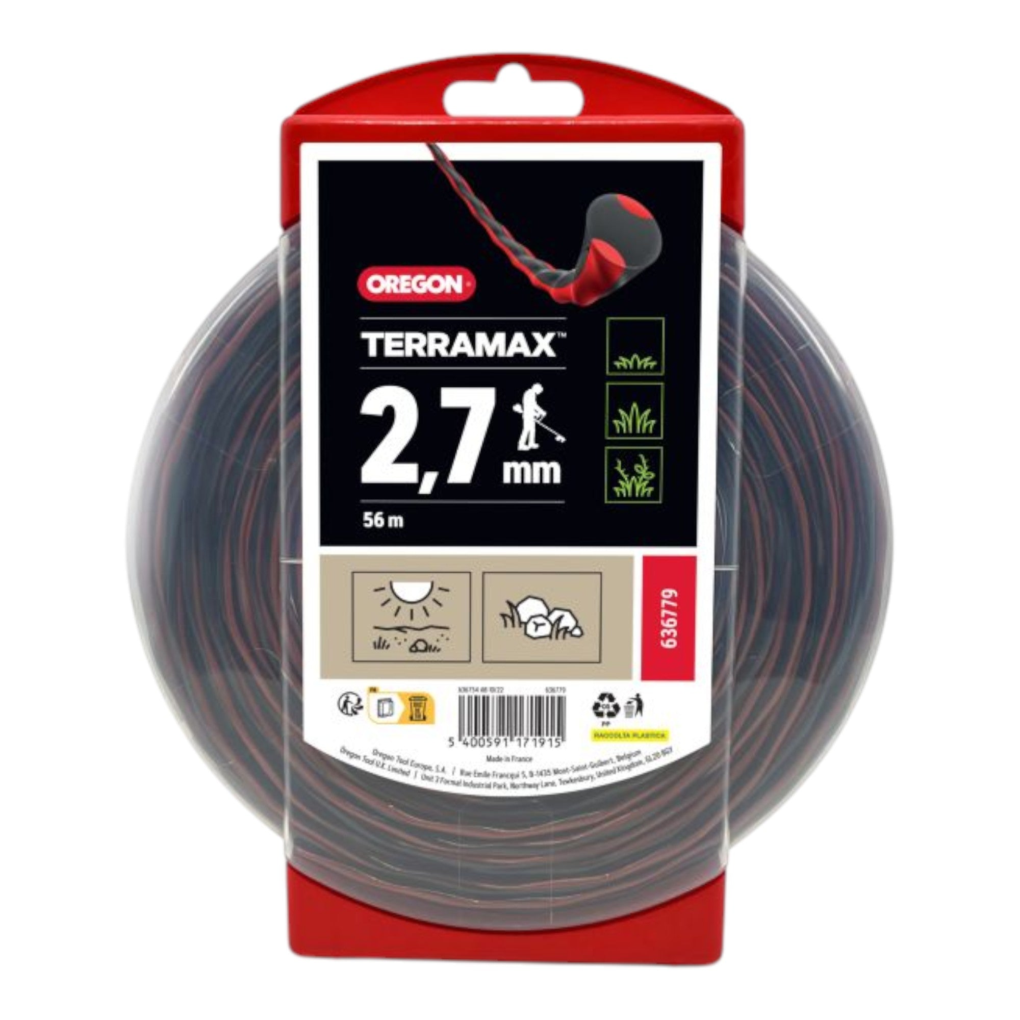 Oregon TerraMax Trimmerfaden 2 7 mm x 56 m 636779  1 - toolbrothers