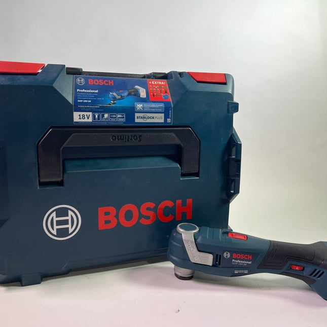Bosch GOP 18V 34 Professional Akku Multi Cutter 18 V Starlock Plus 06018G2002 17 tlg Zubehoer L Boxx Leicht Gebraucht 0 - toolbrothers
