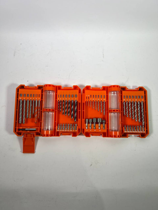 WellCut 51 teiliges Bohrer Schraubendreher Bit Set aus HSS Stahl mit Magnet Bithalter einem tragbaren Aufbewahrungskoffer WC DB51U Neuwertig 0 - toolbrothers