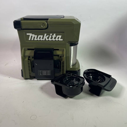 Makita DCM 501 ZO Akku Kaffeemaschine 12 V max 18 V Olive Outdoor Adventure Edition Solo Leicht Gebraucht 3 - toolbrothers