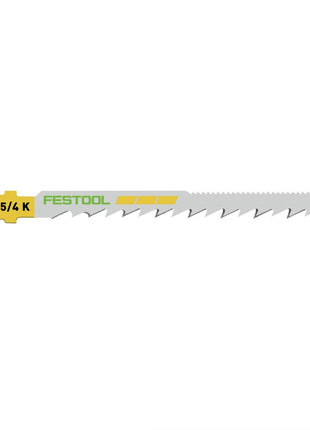 Festool S 75/4 K/5 WOOD Curves Stichsägeblatt 75 mm 5 Stk. ( 204265 ) Kurvensägeblatt, auch für enge Radien, HCS Stahl - Toolbrothers