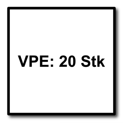 Festool S 75/4 K/20 WOOD Curves Lama seghetto - 20 pezzi ( 204266 )