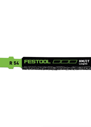 Festool R 54 G Riff lame de scie sauteuse MATÉRIAUX DE CONSTRUCTION CÉRAMIQUE (204344) pour PS 300, PSB 300, PS 400, PSC 400, PSBC 400, PSB 400, PS 420, PSB 420, PSC 420, PSBC 420