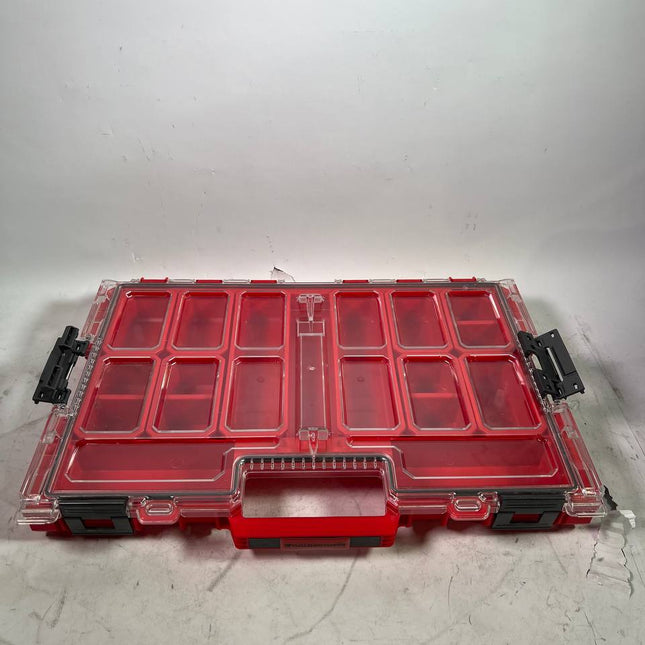 Qbrick System ONE Organizer L 2 0 RED ULTRA HD stapelbar 531 x 379 x 77 mm 6 l IP66 mit 10 Inlays Leicht Gebraucht 1 - toolbrothers