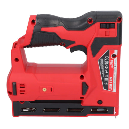 Milwaukee M12 BST 302 Akku Tacker 12 V 6 14 mm 2x Akku 3 0 Ah Ladegeraet 4 - toolbrothers