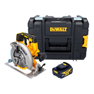 DeWalt DCS 570 NT Akku Handkreissäge 18 V 184 mm Brushless + 1x Akku 4,0 Ah + TSTAK - ohne Ladegerät