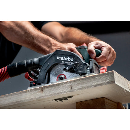 Metabo KS 18 LTX 57 Akku Handkreissaege 18 V 165 mm 2x LiHD Akku 8 0 Ah Ladegeraet 4 - toolbrothers