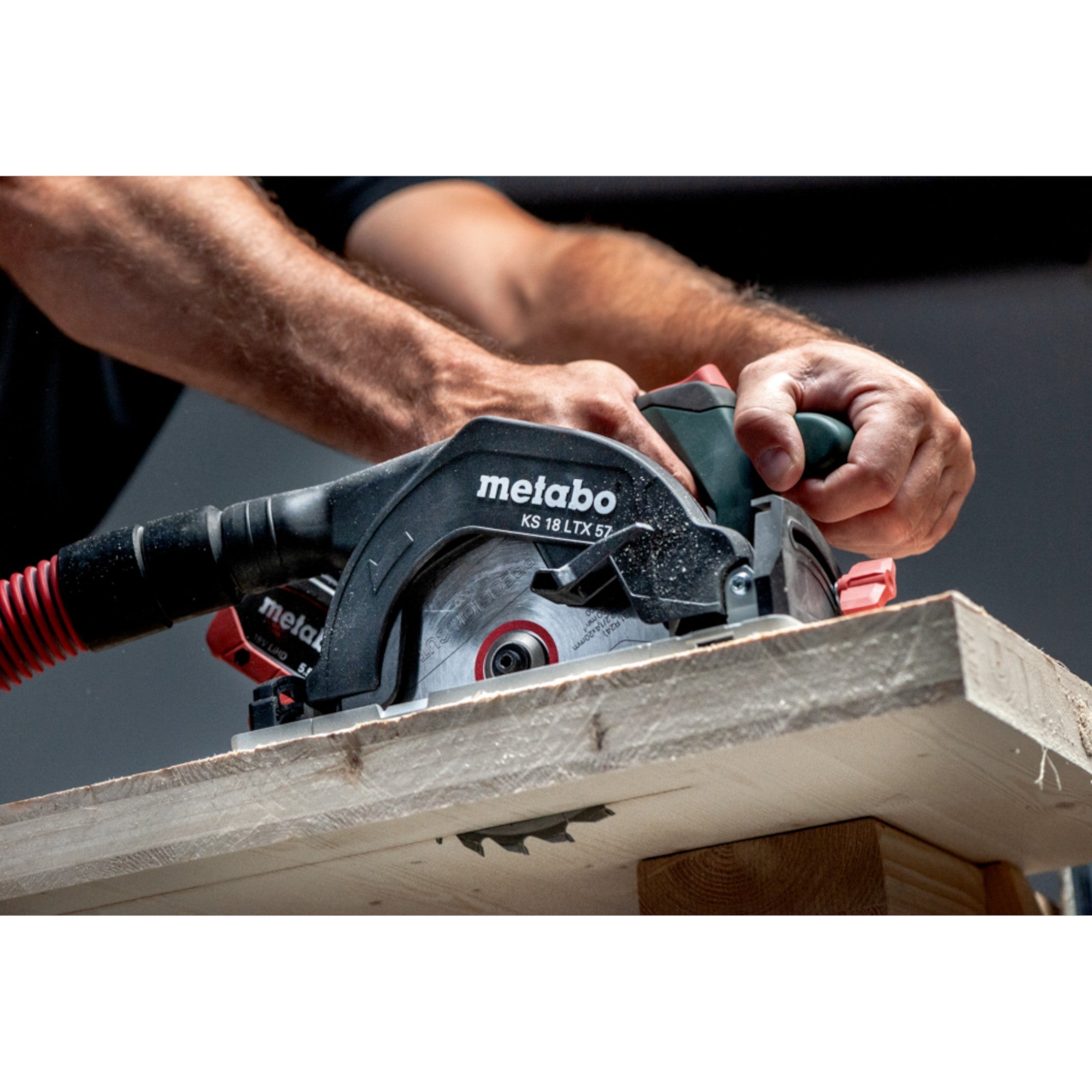 Metabo KS 18 LTX 57 Akku Handkreissaege 18 V 165 mm 2x LiHD Akku 10 0 Ah Ladegeraet 3 - toolbrothers