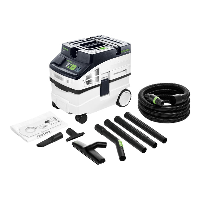 Festool CT 15 Set CLEANTEC Absaugmobil 1200 Watt 15 l 578450 Reinigungsset Nachfolger von 577415 0 - toolbrothers