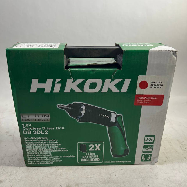 HiKOKI Werkzeug 3 6V Akkuschrauber 2x 1 5 Ah Li Ion Akku Ladegeraet DB3DL2WCZ Neuwertig 1 - toolbrothers