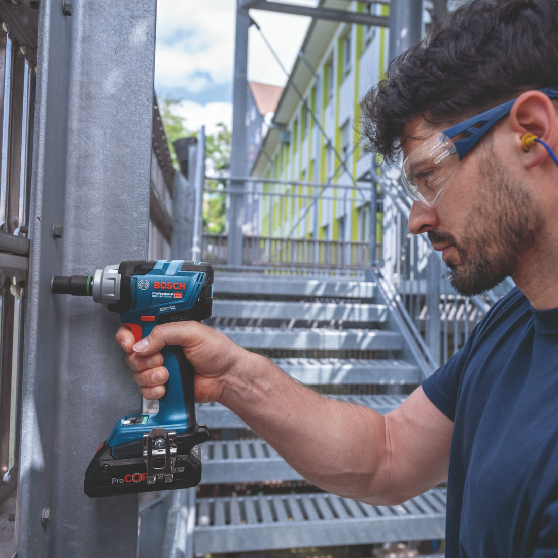 Bosch GDS 18V-330 HC Professional Akku Schlagschrauber 18 V 330 Nm 1/2" Brushless ( 06019L5000 ) Solo - ohne Akku, ohne Ladegerät