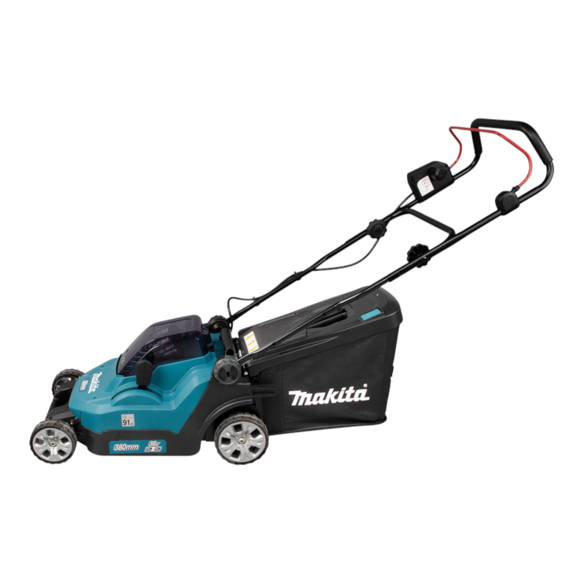 Makita DLM 382 Z Akku Rasenmaeher 36 V 2x 18 V 38 cm 40 l Mulchkeil ohne Akku ohne Ladegeraet 1 - toolbrothers
