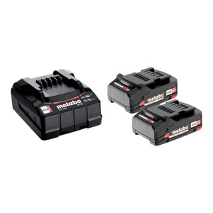 Metabo Basis Set 2x Li-Power Akkupack 18 V 2,0 Ah Akku + SC 36 Ladegerät ( 685161000 )