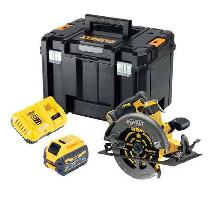 DeWALT DCS 578 T1T Akku Kreissaege 54V XR FlexVolt 190 mm Brushless 1x Akku 6 0 Ah Ladegeraet TSTAK 0 - toolbrothers