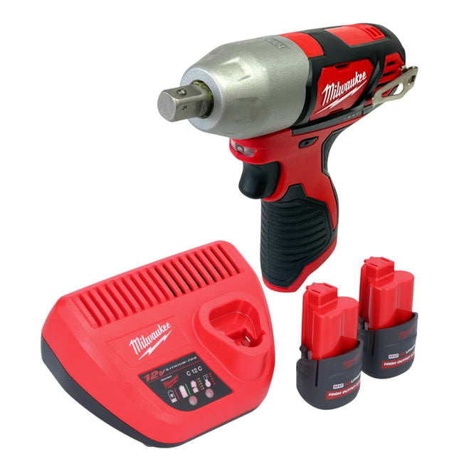 Milwaukee M12 BIW12 252 Akku Schlagschrauber 12 V 138 Nm 1 2 2x Akku 2 5 Ah Ladegeraet 0 - toolbrothers