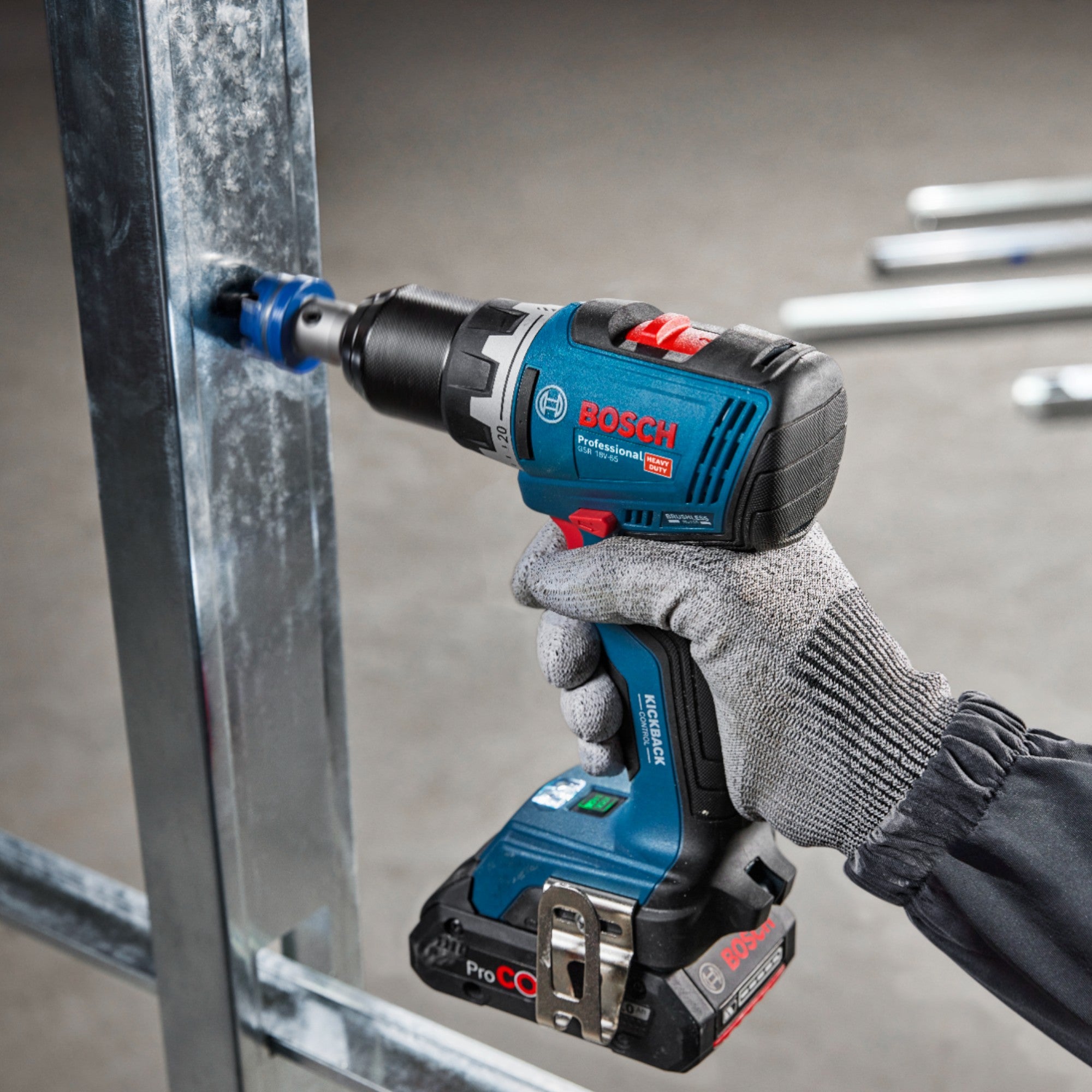Bosch GSR 18V 65 Professional Akku Bohrschrauber 18 V 63 Nm Brushless 2x Akku 2 0 Ah Ladegeraet 3 - toolbrothers