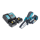 Makita DUC 101 SG201 Akku Astsaege 18 V 10 cm Brushless 2x Akku 6 0 Ah Ladegeraet 0 - toolbrothers