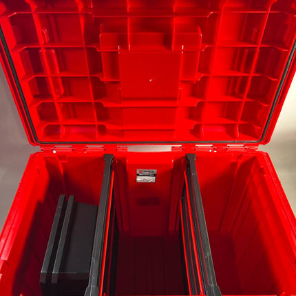 Qbrick System ONE 450 2 0 Vario RED ULTRA HD Custom Werkzeugkoffer modularer Organizer 585 x 385 x 420 mm 52 l stapelbar IP66 Leicht Gebraucht 2 - toolbrothers