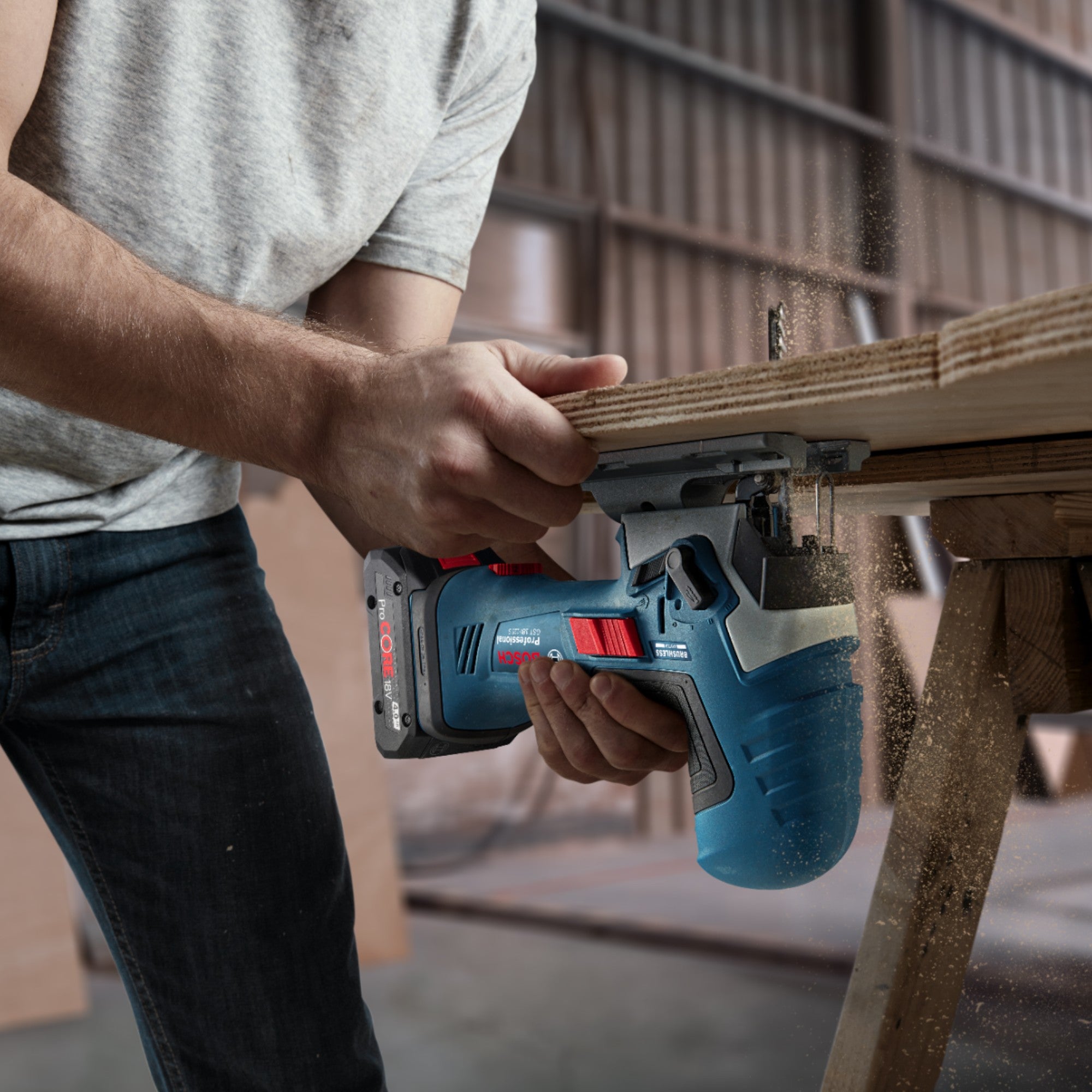 Bosch GST 18V 125 S Professional Akku Stichsaege 18 V 125 mm Brushless 1x ProCORE Akku 5 5 Ah L Boxx ohne Ladegeraet 4 - toolbrothers