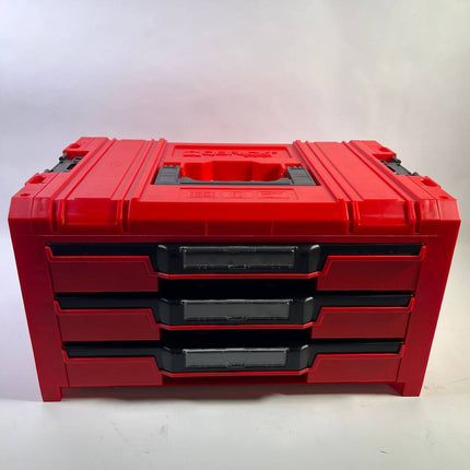 Qbrick System PRO Drawer 3 Toolbox 2 0 Expert RED ULTRA HD Werkzeugkoffer 450 x 310 x 244 mm 13 5 l stapelbar IP54 mit 3 Schubladen Beschaedigt 1 - toolbrothers
