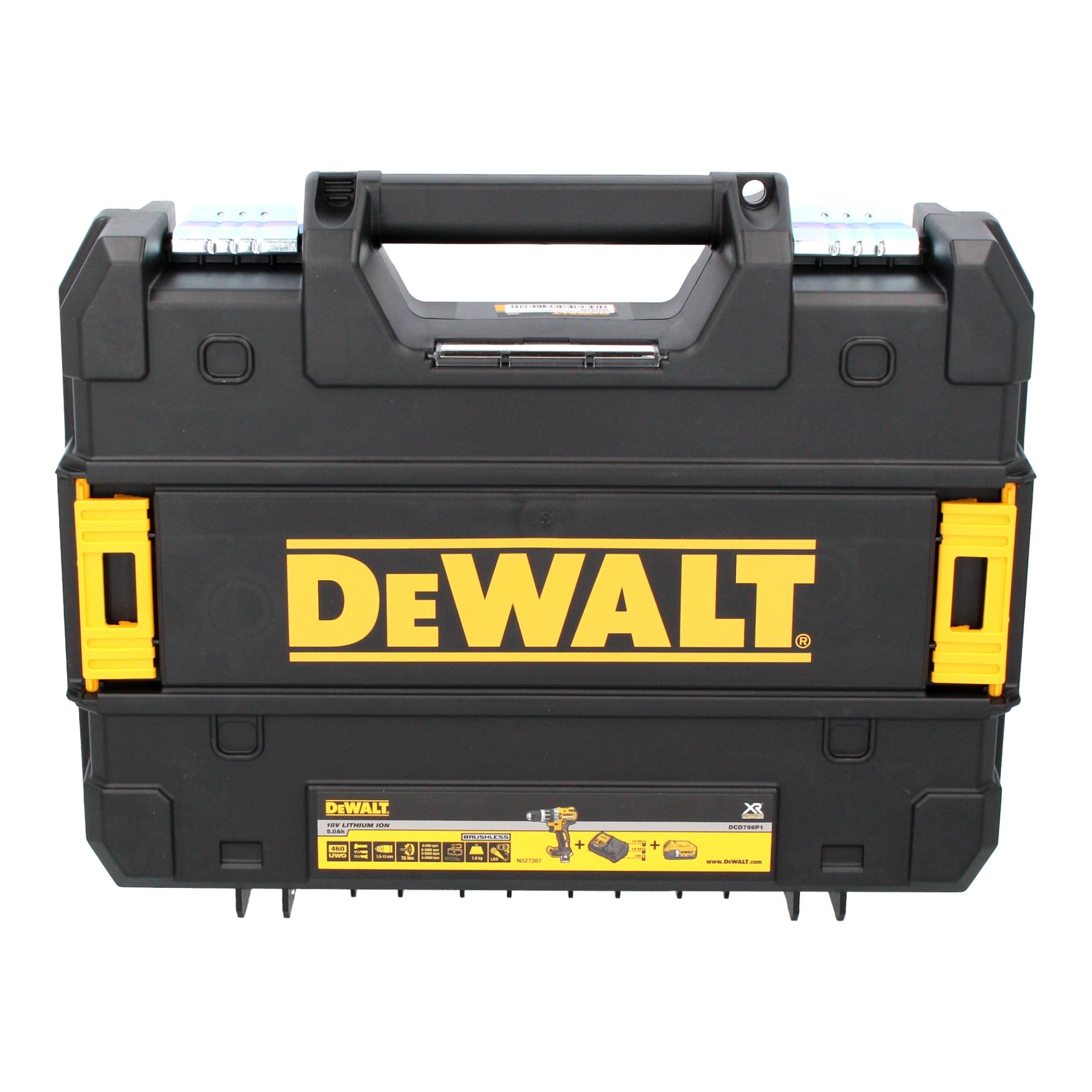 DeWalt DCD 796 D2T Akku Schlagbohrschrauber 18 V 70 Nm Brushless 2x Akkus 2 0 Ah Ladegeraet TSTAK 2 - toolbrothers