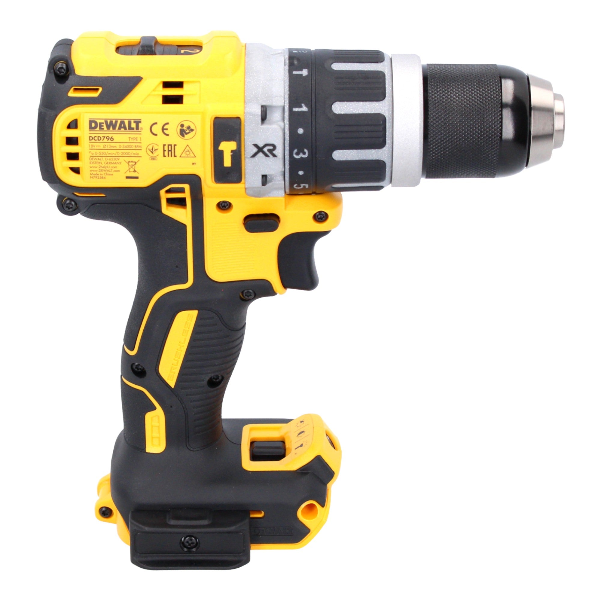 DeWalt DCD 796 P1T Akku Schlagbohrschrauber 18 V 70 Nm Brushless 1x Akku 5 0 Ah Ladegeraet TSTAK 4 - toolbrothers