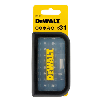 DeWalt DT7944S QZ Bit Set 31 teilig in Tough Case Pozidriv Phillips Schlitz Torx Hex 3 - toolbrothers