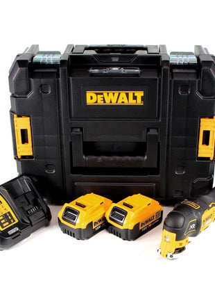 DeWalt DCS 355 M2 Akku Oszillierer 18V Brushless Solo + 2x Akku 4,0Ah + Ladegerät + TSTAK - Toolbrothers