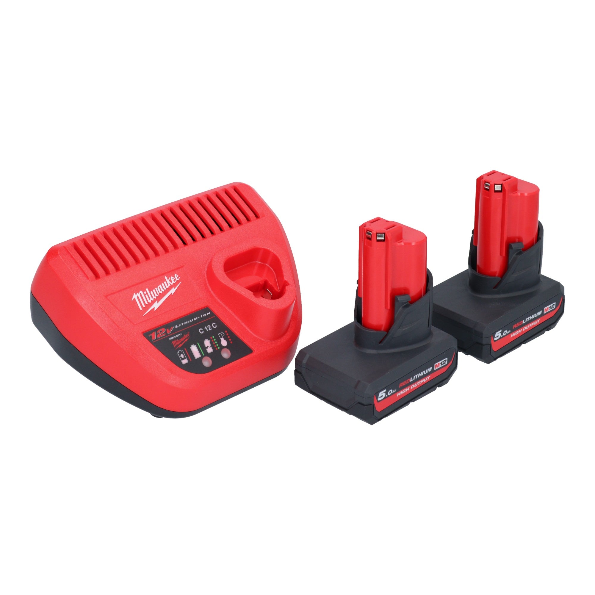 Milwaukee M12 BID 502 Akku Schlagschrauber 12 V 112 Nm 1 4 2x Akku 5 0 Ah Ladegeraet 3 - toolbrothers