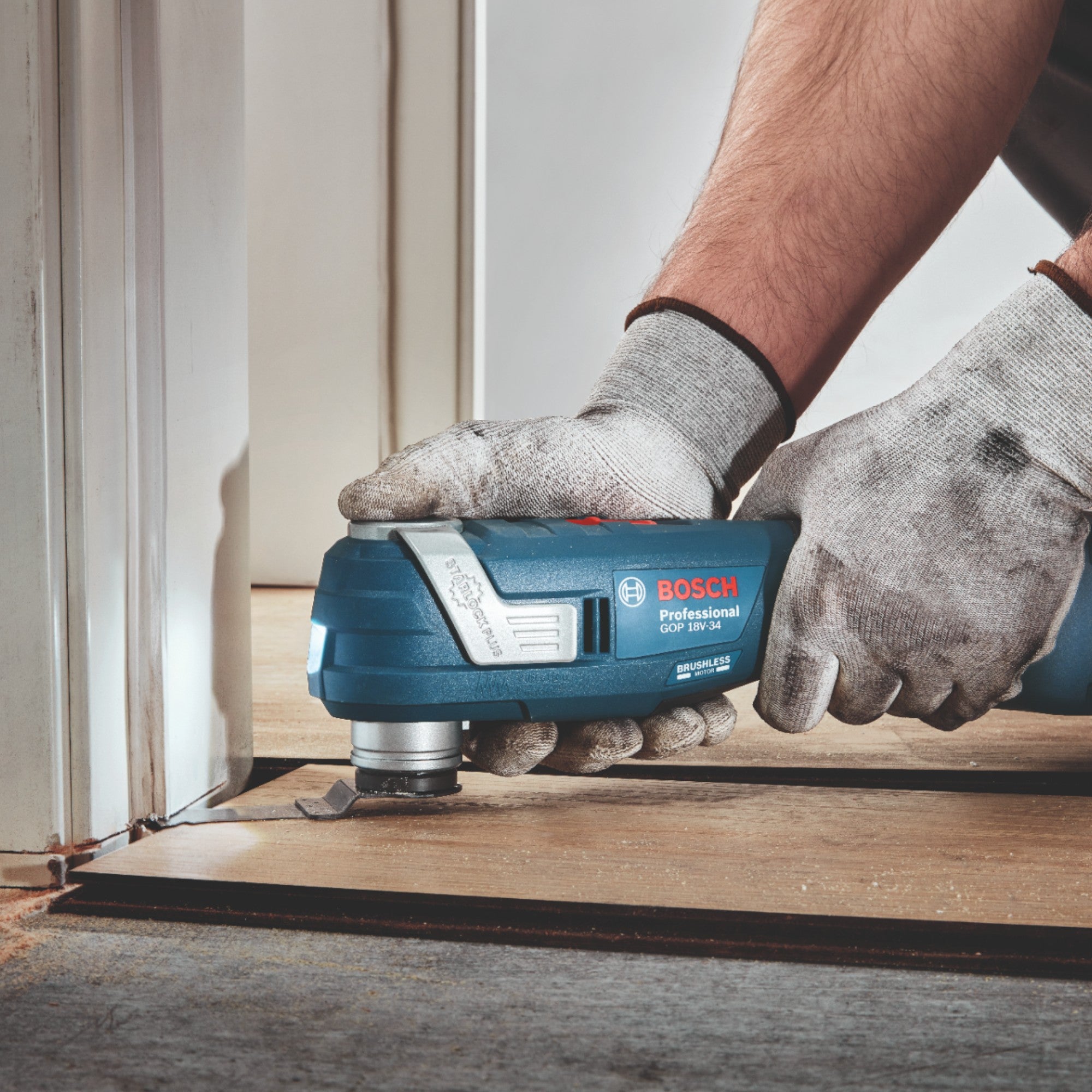 Bosch GOP 18V 34 Professional Akku Multi Cutter 18 V Starlock Plus 1x Akku 4 0 Ah Ladegeraet 4 - toolbrothers