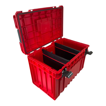 Qbrick System ONE 450 Vario RED ULTRA HD Custom Werkzeugkoffer modularer Organizer 585 x 385 x 420 mm 52 l stapelbar IP66 alte Version 4 - toolbrothers