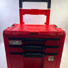 Qbrick System PRO Cart 2 0 Plus Drawer 3 Red Ultra HD Custom mobile Box auf Raedern 520 x 415 x 660 mm 12 l 2x 4 5 l abnehmbarer Doppelteleskopgriff Beschaedigt 1 - toolbrothers