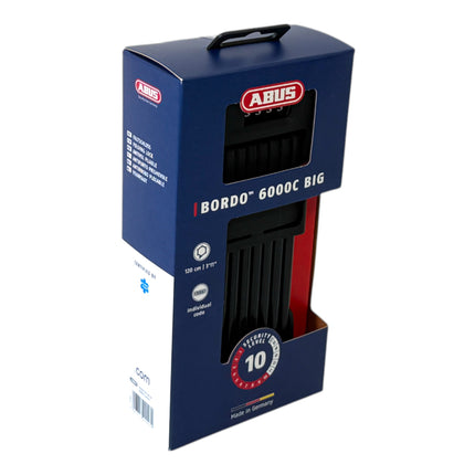 ABUS Bordo Combo 6000C 120 Faltschloss 120 cm Laenge mit Halter 2 - toolbrothers