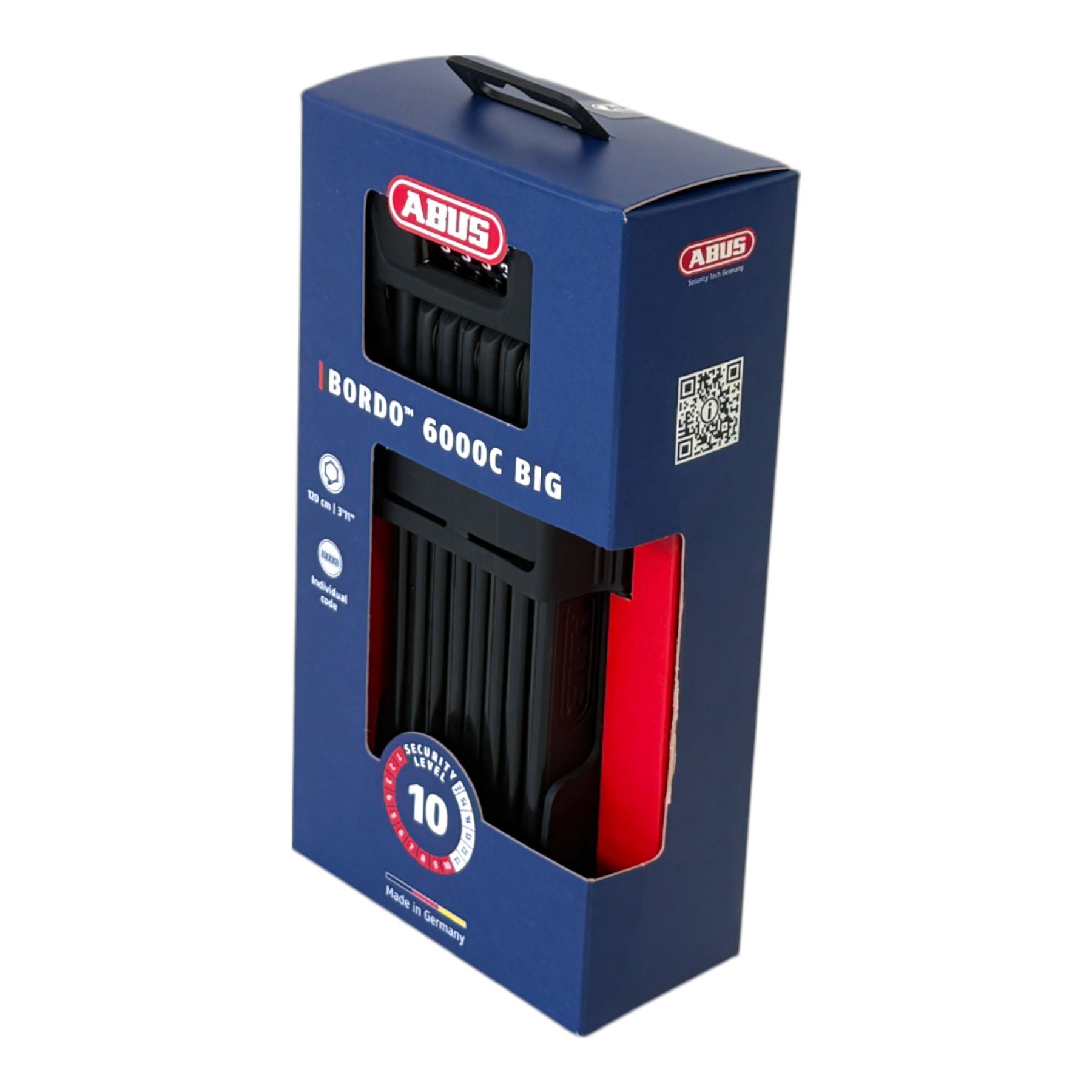 ABUS Bordo Combo 6000C/120 Faltschloss 120 cm Länge mit Halter – Toolbrothers