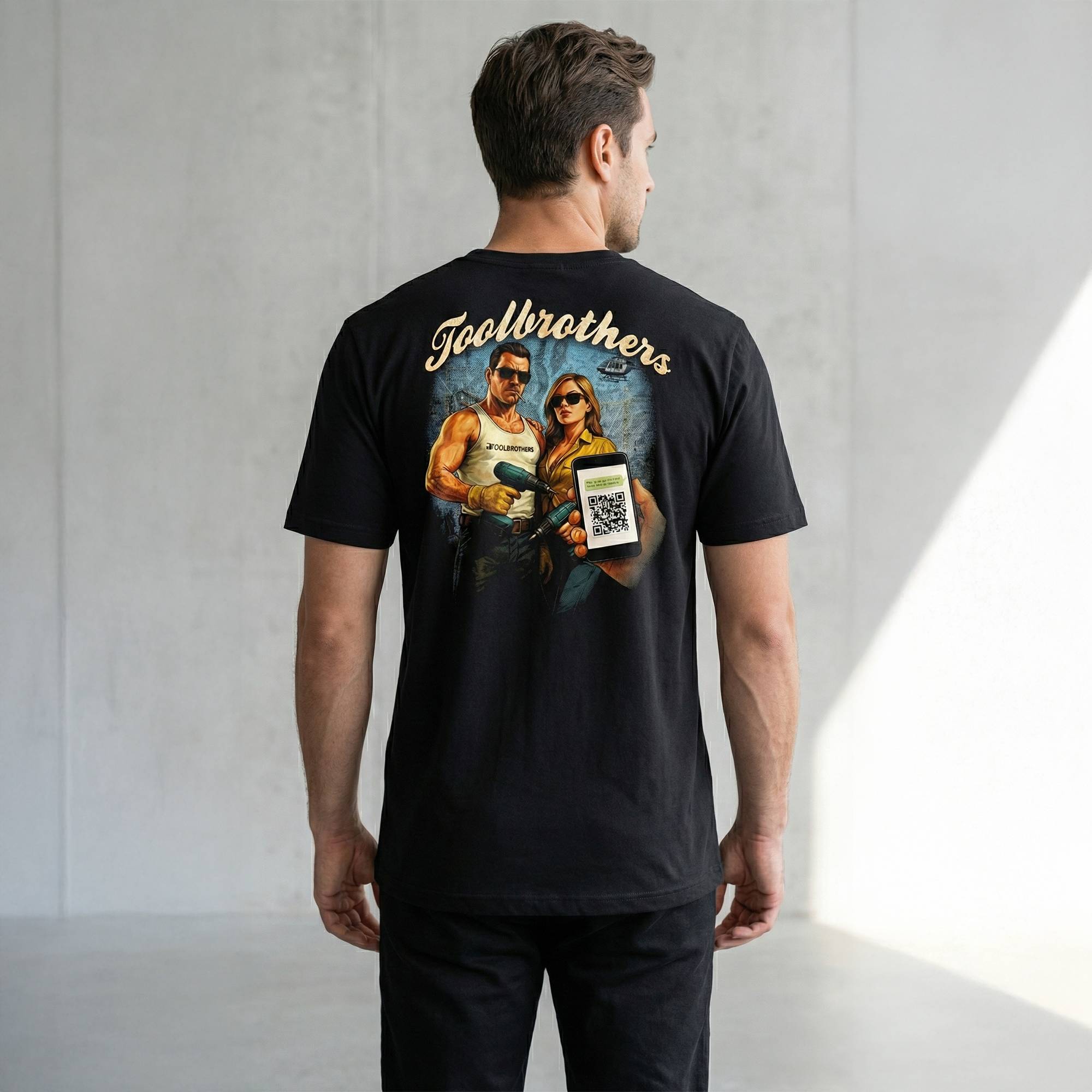 Toolbrothers Fan Shirt Simple Black Groesse XL 2 - toolbrothers