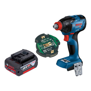 Bosch GDX 18V-210 C Professional Akku Drehschlagschrauber 18 V 210 Nm Brushless + 1x Akku 4,0 Ah + GCY 42 Bluetooth Modul - ohne Ladegerät