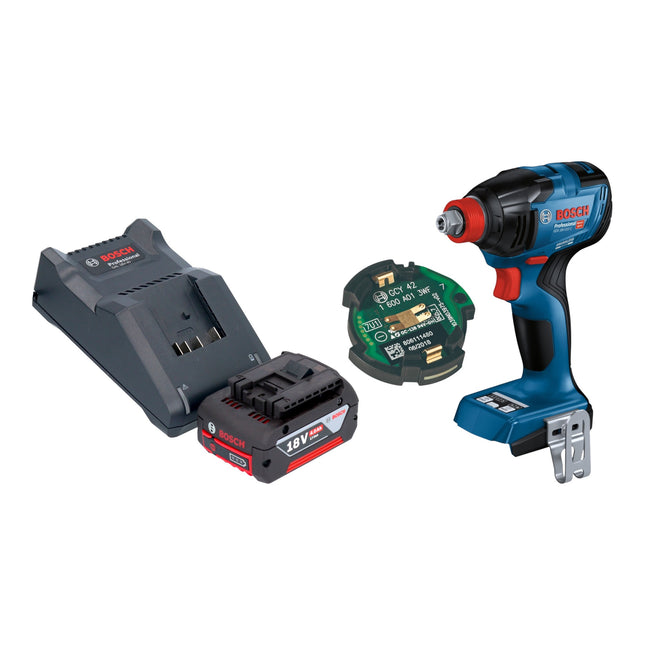 Bosch GDX 18V 210 C Professional Akku Drehschlagschrauber 18 V 210 Nm Brushless 1x Akku 4 0 Ah Ladegeraet GCY 42 Bluetooth Modul 0 - toolbrothers
