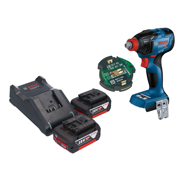 Bosch GDX 18V 210 C Professional Akku Drehschlagschrauber 18 V 210 Nm Brushless 2x Akku 5 0 Ah Ladegeraet GCY 42 Bluetooth Modul 0 - toolbrothers
