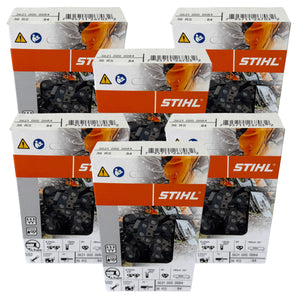 Stihl 6x 3/8" Rapid Super (RS) Sägekette 63 cm 3/8" 1,6 mm 6 Stück ( 6x 36210000084 )