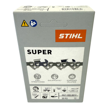 Stihl 6x 3 8 Rapid Super 3 RS3 Saegekette 50 cm 3 8 1 6 mm 72 TG 6 Stueck 6x 36260000072  1 - toolbrothers
