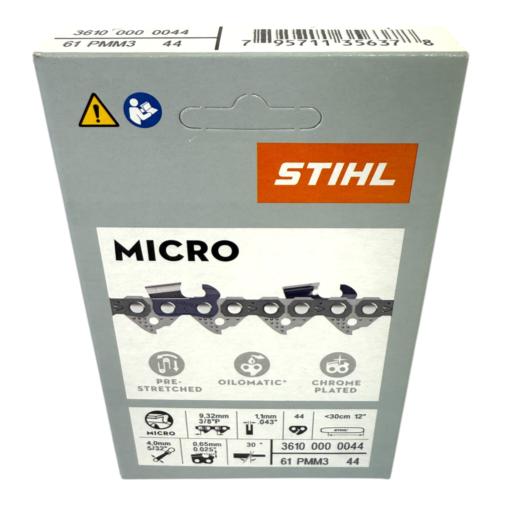 STIHL Picco Micro Mini 3 Saegekette 30 cm 3 8 P 1 1 mm 44 TG 3 Stk 3x 36100000044  1 - toolbrothers