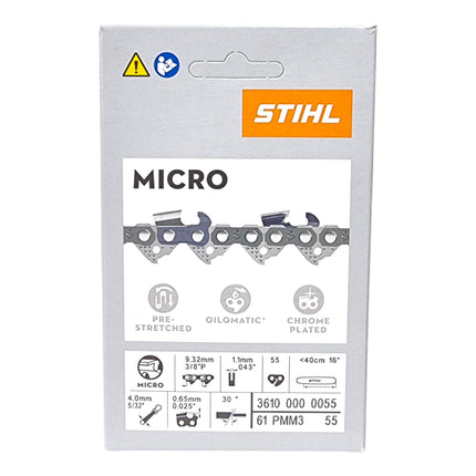 Stihl 3x 3 8 Picco Micro Mini 3 PMM3 Saegekette 40 cm 3 8 P 1 3 mm 55 TG 3 Stueck 3x 36100000055  1 - toolbrothers