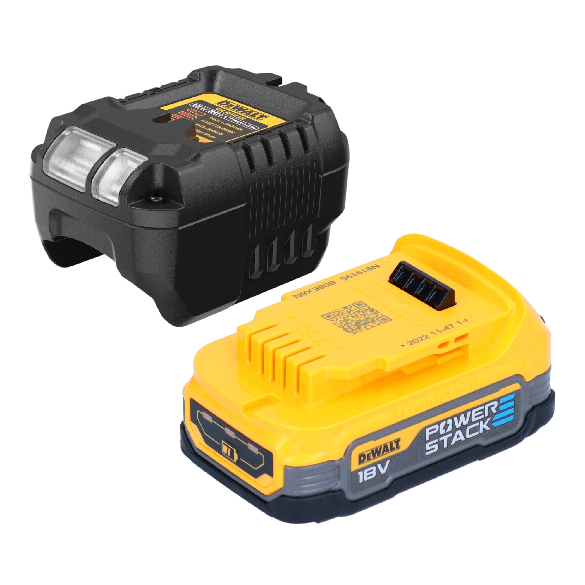 DeWalt DWST08061 1 Werkzeugbox mit integrierten Leuchten 395 x 352 x 255 mm ToughSystem 2 0 1x Powerstack Akku 1 7 Ah Ladegeraet 3 - toolbrothers