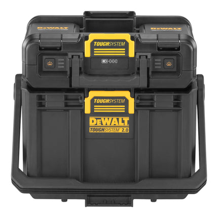 DeWalt DWST08061 1 Werkzeugbox mit integrierten Leuchten 395 x 352 x 255 mm ToughSystem 2 0 1x Powerstack Akku 5 0 Ah Ladegeraet 1 - toolbrothers