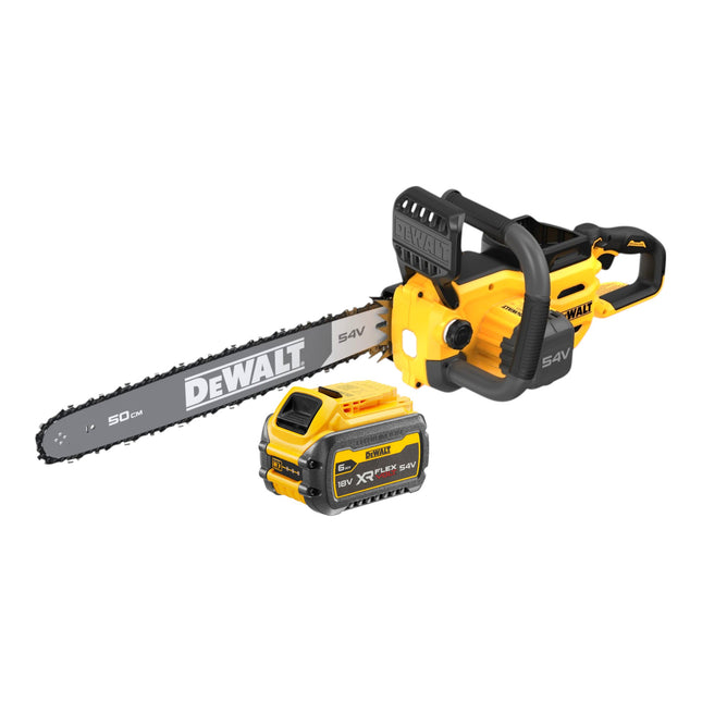 DeWalt DCMCS 575 N Akku Kettensaege 54 V FlexVolt 50 cm Brushless 1x Akku 6 0 Ah ohne Ladegeraet 0 - toolbrothers