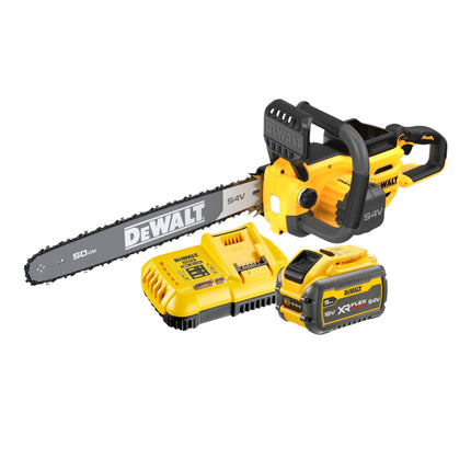 DeWalt DCMCS 575 X1 Akku Kettensaege 54 V FlexVolt 50 cm Brushless 1x Akku 9 0 Ah Ladegeraet 0 - toolbrothers