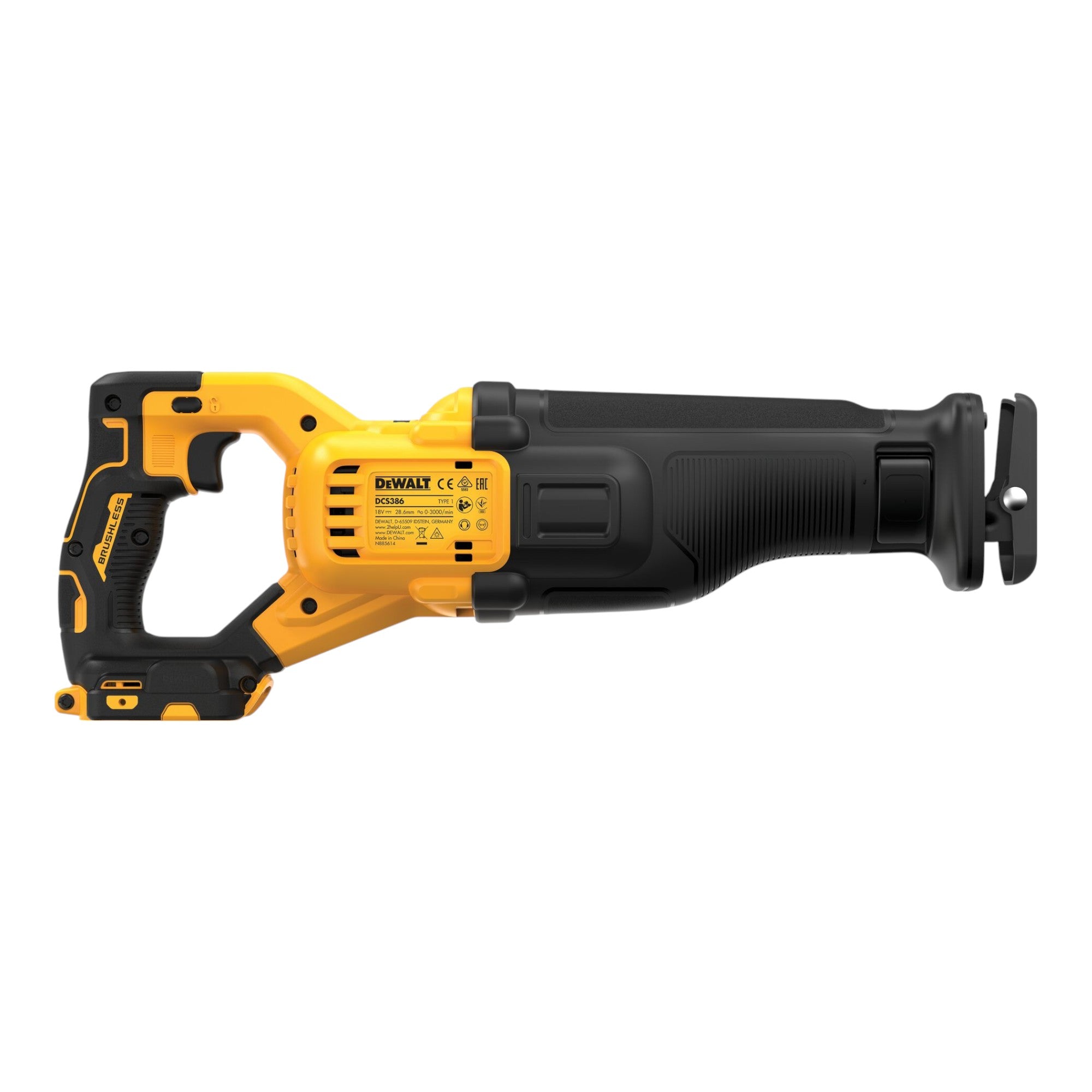 DeWalt DCS 386 NT Akku Saebelsaege 18 V Brushless 1x Powerstack Akku 5 0 Ah TSTAK ohne Ladegeraet 4 - toolbrothers